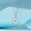 Gift Blue Eye Sterling Silver Pendant