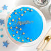 Gift Blue Happy New Year Cake