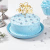 Blue Pearls New Year Cake (Half Kg)