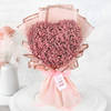 Gift Blush Gypsophila Heart Bouquet