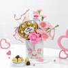 Blush Pink Roses with Chocolate Hamper