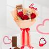 Gift Blushing Love Bouquet - Roses, Teddy & Chocolate