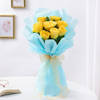 Bouquet of 8 Yellow Roses