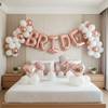 Bride to Be Rose Gold & White Balloon Decor