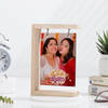 Shop Built-In Besties Personalized Wooden Photo Holder For Siblings