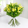 Gift Bunch of 10 Yellow Lilies
