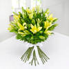 Bunch of 10 Yellow Lilies