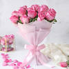 Bunch of 15 Pink Roses