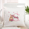 Gift Bunny Bloom Personalized Cushion