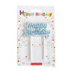 Candle With Happy Birthday Message - Single Piece Online