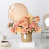 Buy Cappucino Roses And Balloon Arrangement