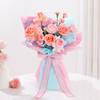 Gift Charming Blooms And Heart Cake Duo