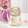 Buy Charming Blooms And Mother's Day Cake Combo