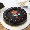 Charming Chocolate Cream Cake For Sweet Dad