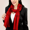 Buy Checkered Red Unisex Pashmina Muffler