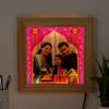 Cheerful Diwali Personalized Wooden Photo Frame Online