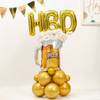 Gift Cheers To A Golden Birthday Balloon Arrangement