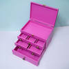 Shop Chic Wooden Cosmetic Organizer - Pink