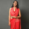 Gift Chiffon Block Print Saree