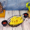 Buy Chip and Dip Tray - Black - Single Piece