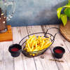 Shop Chip and Dip Tray - Black - Single Piece