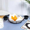 Chip and Dip Tray - Black - Single Piece Online