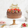 Choco Strawberry Christmas Delight Cake (1 Kg)