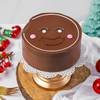 Chocolate Blush Christmas Cake