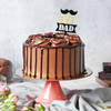 Gift Chocolate Rosettes Cream Cake For The Best Dad (1 Kg)