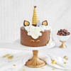 Chocolate Unicorn Semi-Fondant New Year Cake (1Kg)