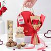 Gift Chocolates, Teddy, And Rose Gift Hamper for Valentine's Day