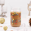 Buy Christmas Cheer - Can Glass With Straw