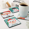 Shop Christmas Cheer Personalized Coasters - Set Of 4