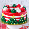 Buy Christmas Chocolate Theme Cake (1 Kg)