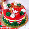 Christmas Chocolate Theme Cake (1 Kg) Online