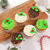 Christmas Glee Cupcakes - Set Of 6