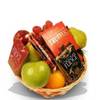 Christmas Gourmet Fruits And Chocolate Gift Basket
