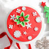 Gift Christmas Snowflake Cake