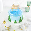 Gift Christmas Tree Cream Cake (600 Gm)