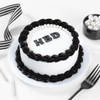 Gift Classic Black And White Cake (1 Kg)