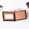Buy Classic Black Personalized Bi-Fold PU Leather Wallet