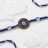Gift Classic Evil Eye Rakhi And Chocolate Combo
