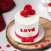 Gift Classic Red Velvet Love Cake