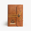 Classic Tan Personalized Thread Diary