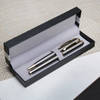 Gift Classy Grey And Gold Personalized Pens (Set of 2)