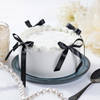 Buy Classy Pearl & Ribbon Cake (Half Kg)