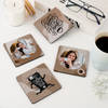 Coffee And Memories Personalized Coasters - Set Of 4