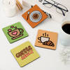 Coffee Mood Premium Coasters - Set Of 4 Online