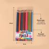 Gift Colour Spark Glitter Colouring Pencils Set Of 12