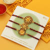 Buy Colourful Kundan Set of 3 Rakhis